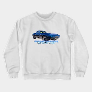 1963 Chevrolet Corvette Stingray Split Window Coupe Crewneck Sweatshirt